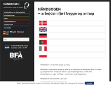 Tablet Screenshot of haandbogen.info